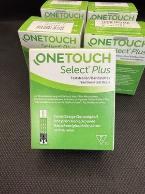 OneTouch Select Plus Blutzuckerteststreifen  NEU OVP MHD 03/2027