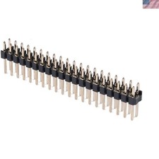 Efficient 2x20-Pin Male Header Set for Raspberry Pi Zero - Easy Snap-in Design