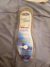 NEW Back2Life Memory Foam Shoe Insoles Cut to Fit Size Girls 3 to Men's 11