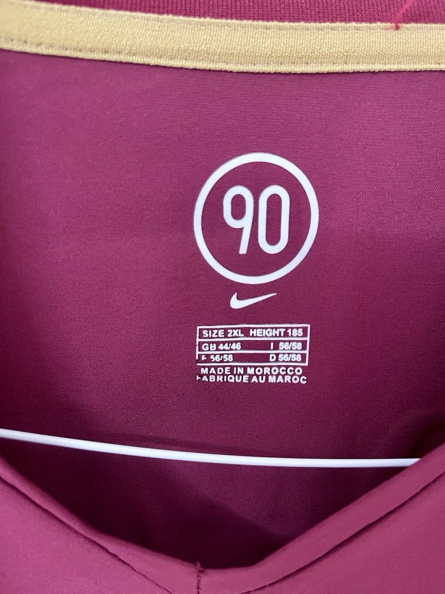 Nike. Arsenal Highbury 1913-2006. Adams #6. Maroon Gold Jersey 2XL