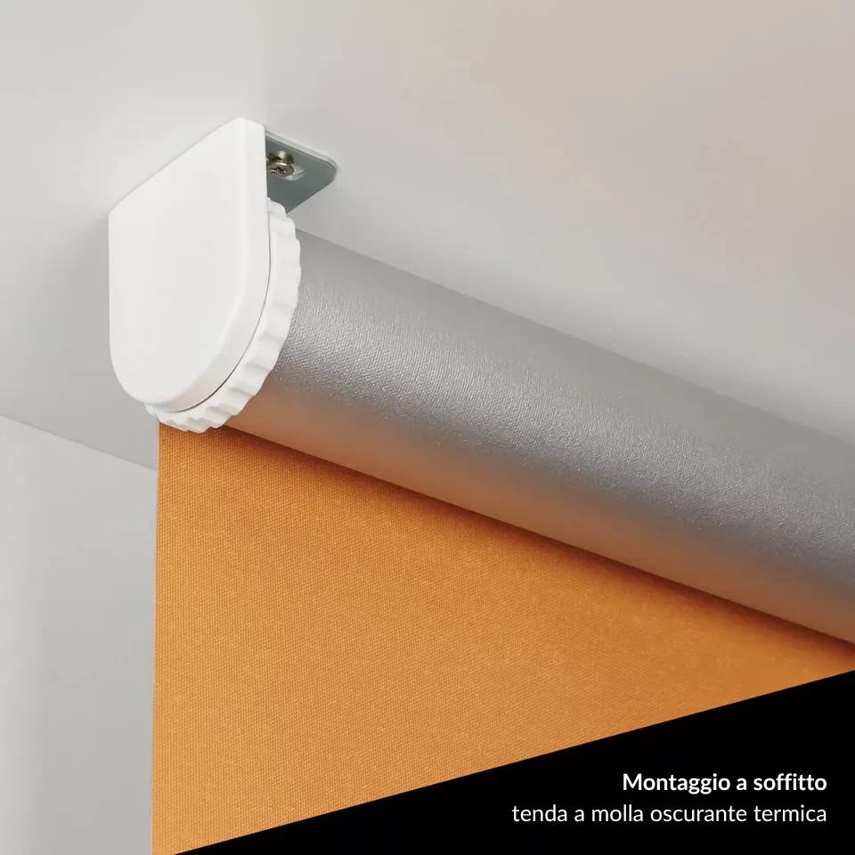 Tenda a Rullo Termica Oscurante A MOLLA Isolamento Avvolgibile ROLLMAXXX® - Immagine 4 di 4