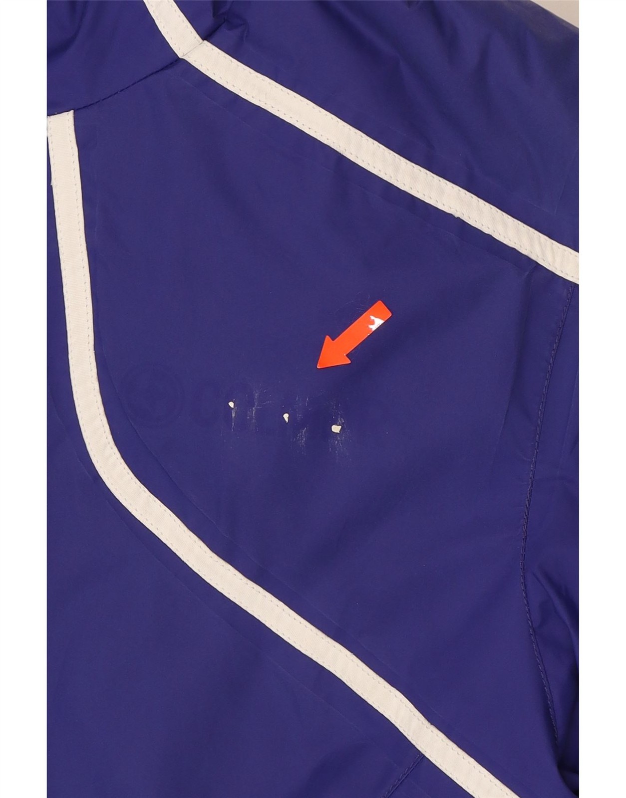 COLMAR Womens Hooded Windbreaker Jacket IT 46 Large Blue Polyamide DO41 image 3