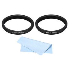 43mm-39mm Step Down Ring Camera Lens Filter Adapter Ring Filter with Cloth