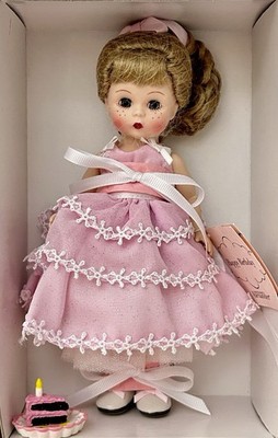 Luring 2003 Madame Alexander 8'' Doll, Happy Birthday 35925 NIOB w/Tag & Cards