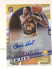 Purvis Short 2021-22 Panini Optic Auto Signature Series - Warriors - READ 