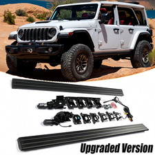 Power Side Step Electric Running Boards Fits For Jeep Wrangler JL 2019-2025 4Dr