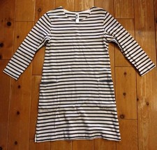 Margaret Howell MHL Cotton Long Sleeve Dress Tan  Gray Size M Used