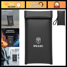 Signal Blocking Faraday Bags for Phones - Fireproof, Waterproof, RFID Pouch, Det