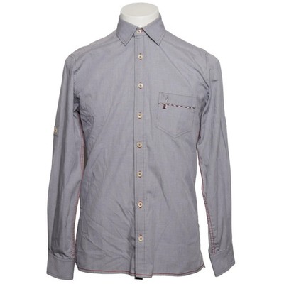 Spieth & Wensky, Hemd, Größe: 37/38, Grau, Baumwolle/Polyester, Herren #MHB