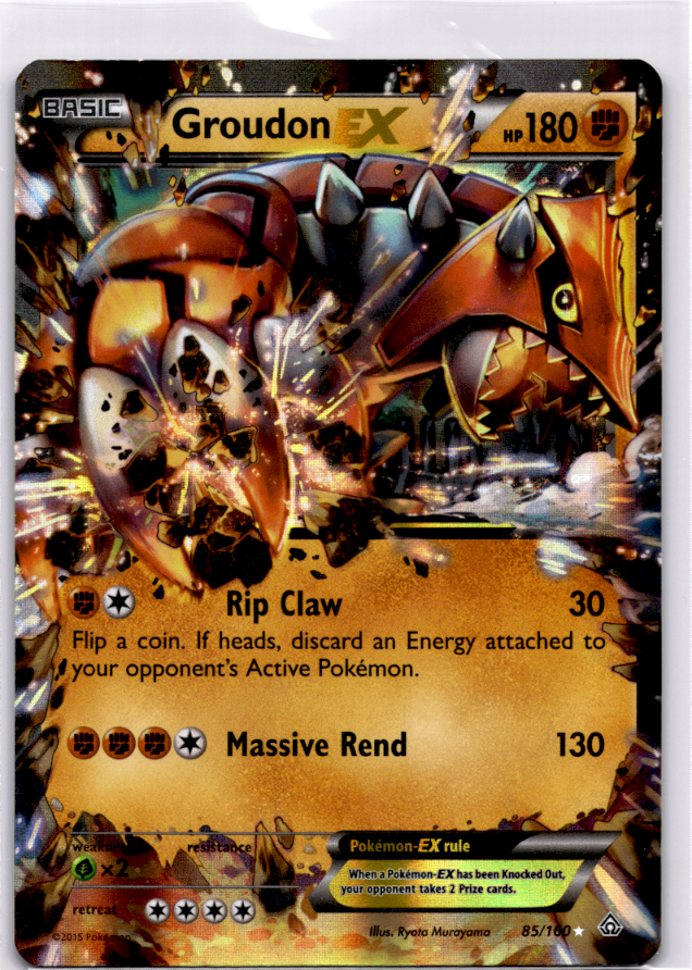 Groudon EX XY - Primal Clash 85/160 LP | eBay
