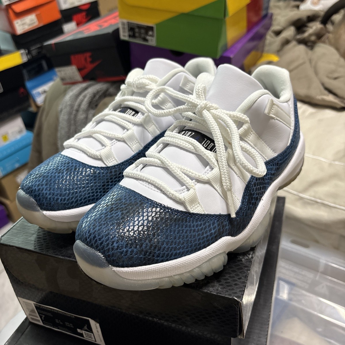 Size 7 - Jordan 11 Retro Low Snakeskin 2019 192499456670| eBay