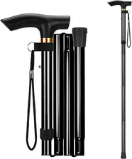 Walking Cane, Lightweight Folding Cane for Men Women, Adjustable Height