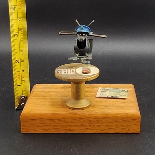 Vintage Greg Quayle Metal Sand Flea Cop Police Sculpture Figurine Court Summons - Picture 13 of 13