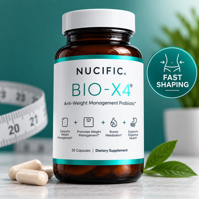 Nucific Bio-X4 4-in-1 Probiotic Digestive Weight Support 90 Caps EXP 05/2028