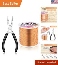 18 Gauge Copper Wire and Versatile 4 in 1 Pliers - Essential Craft Set