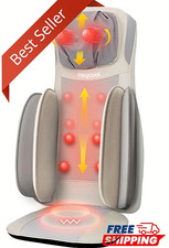 Shiatsu Back and Neck Massager with Heat, Upgraded Massage Chiar Pad with Compre