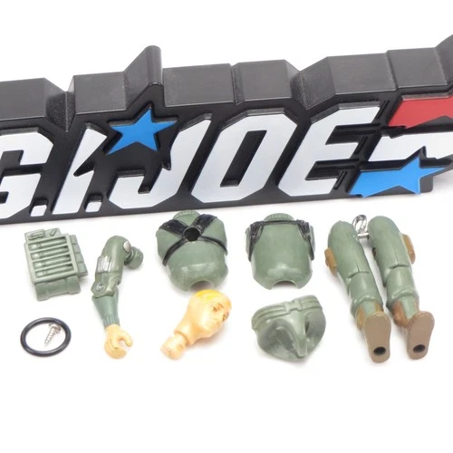Short-Fuze Vintage 1982 Straight Arm GI Joe ARAH Figure Body Parts Lot