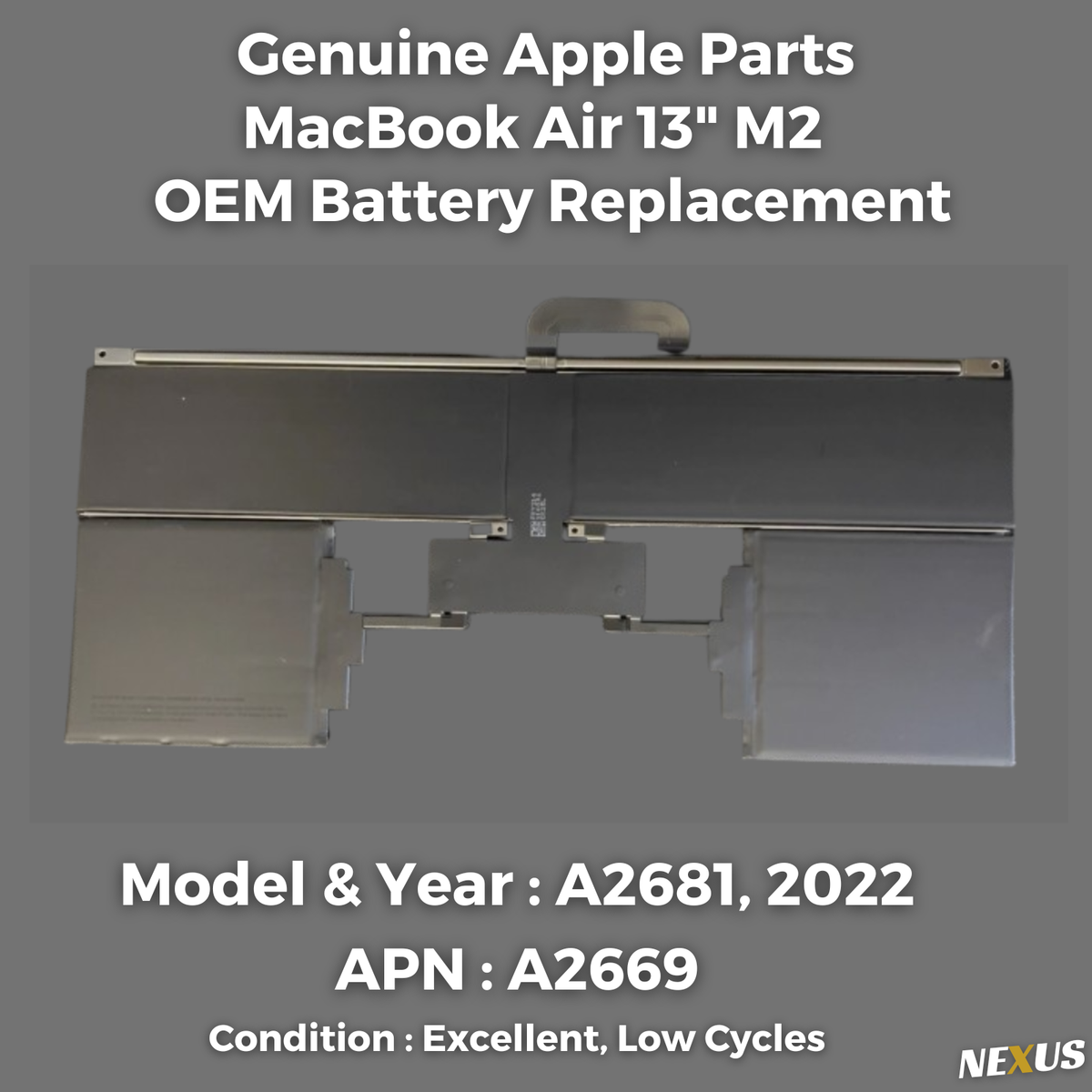極美品　MacBook Air 【MacOS2022年】／新品バッテリー Genuine Apple MacBook Air 13