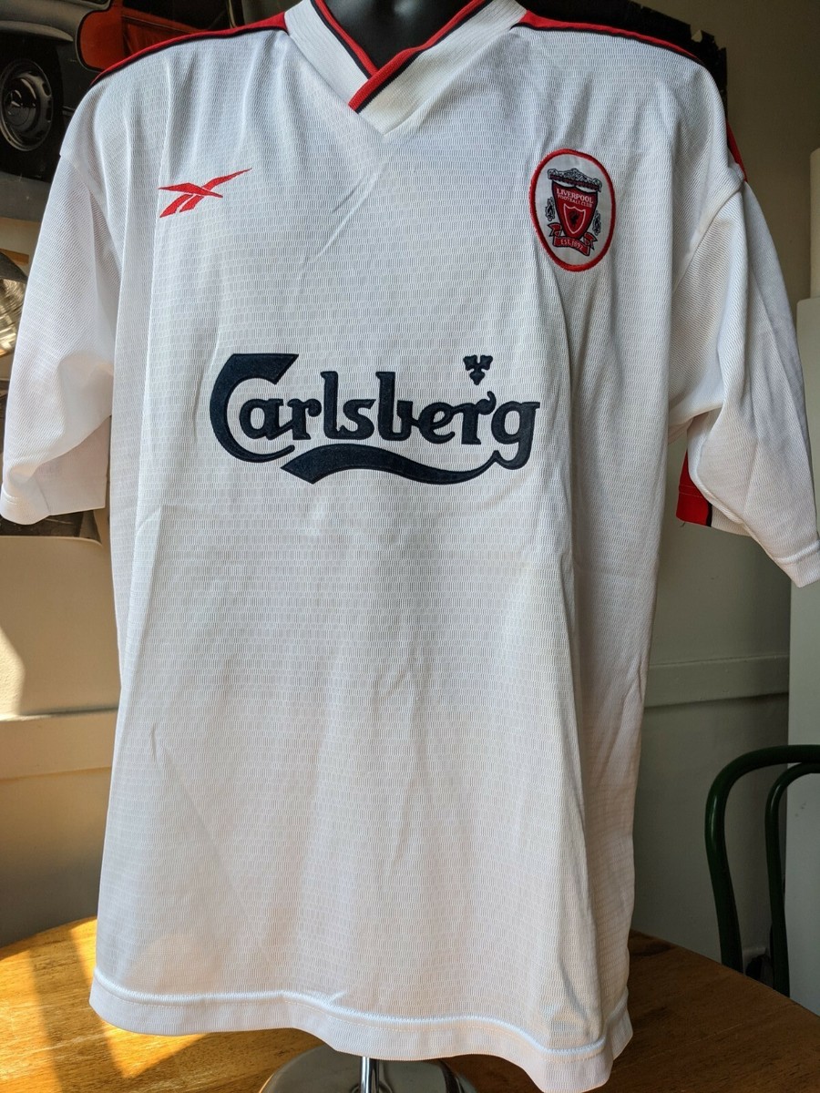 Liverpool 1998/99 Official Reebok Away Jersey Kit Size 42/44 Liverpool 1998/99 Official Reebok Away Jersey Kit Size 42/44