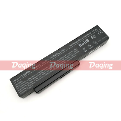 6Cell Battery for FUJITSU-SIEMENS Li3710 Li3910 Li3560 SQU-808-F01 SQU-809-F02