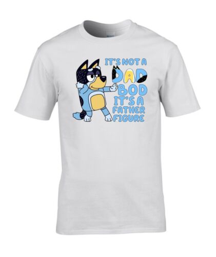 Camiseta It's Not A Dad Bod, It's A Father Figure, Father Day Daddy Dog Adult Top - Imagen 3 de 7