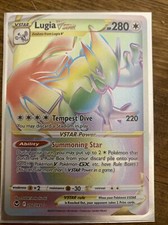 Lugia VSTAR Secret Rare Rainbow - 202/195 - Silver Tempest - Pokemon on eBay