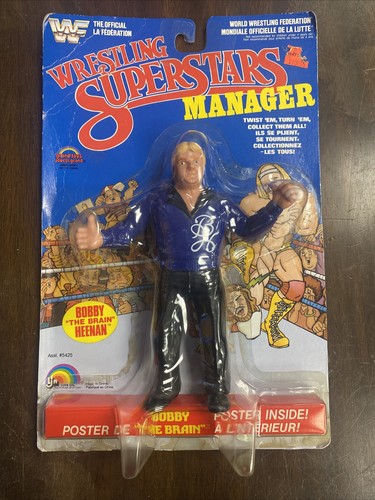 VTG LJN WWF Wrestling Superstars Manager BOBBY HEE...