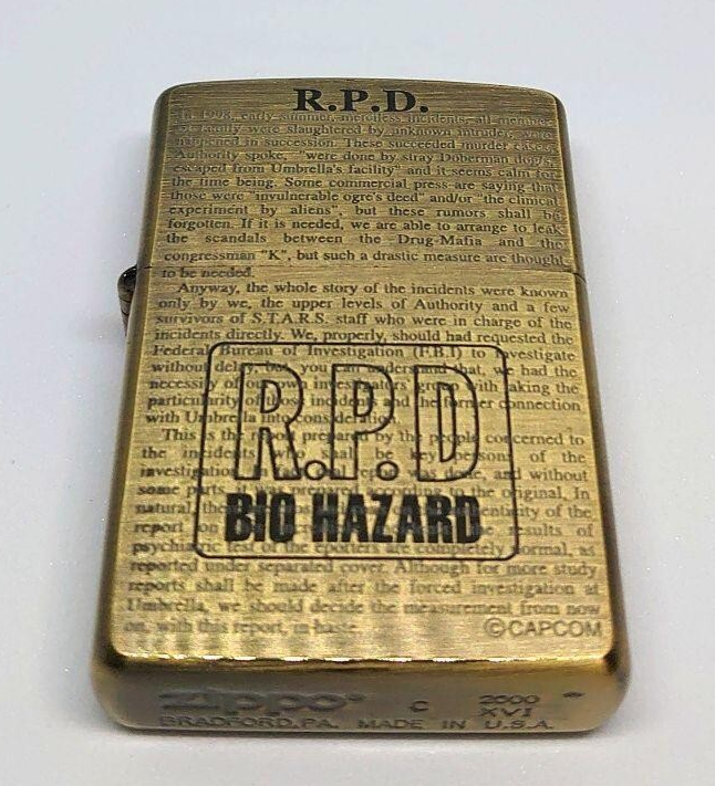 激レア✨biohazard made in heaven zippo gold ZIPPO Resident Evil BIOHAZARD S.T.A.R.S. | eBay