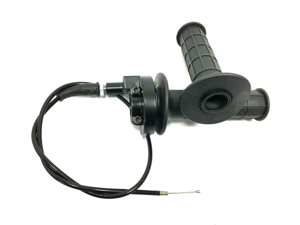 Twist Handle Bar Casting & Throttle Cable Suzuki JR50 1984-2006 Mini Bike (7/8") - Image 2 of 4
