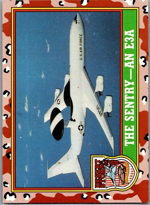 1991 Topps Desert Storm - #33 The Sentry An E3A