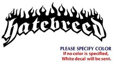 Hatebreed Metal Graphic Die Cut decal sticker Car Truck Boat Window Laptop 8"