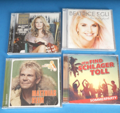 4 x CD Barbara Schöneb, Beatrice Egli, Matthias  Reim, Schlager Sommerparty Neu