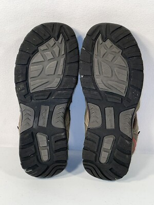 Eddie Bauer Carl Sandals Mens Size 12 Leather Hiking 25753 Outdoors Gray Black EDDIE BAUER “CARL” Bump Closed Toe Hiking Sandal, Men main image 3