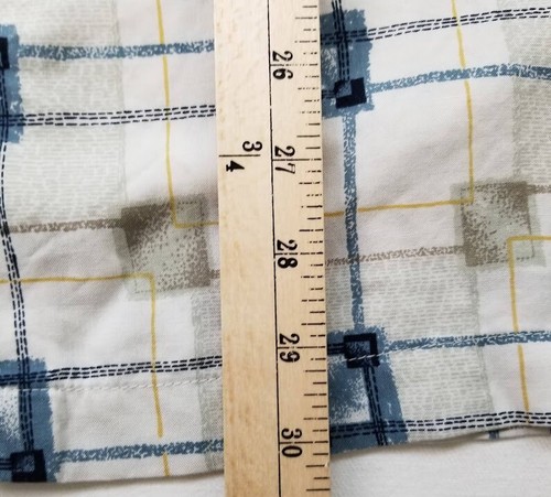 J. Ferrar Button Up Shirt Men’s L Large Multicolor Geometric Short Sleeve Pocket - Picture 9 of 9