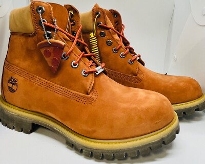 NO TARIFF! 🍕TIMBERLAND X FOOD TRUCK 'PIZZA' A23YN 6” [INCH] BOOTS