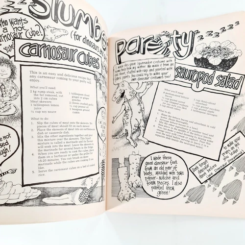 Dinosaurs & Diprotodons - Games Activities Recipes Stickers (1985, Paperback) - Picture 9 of 12