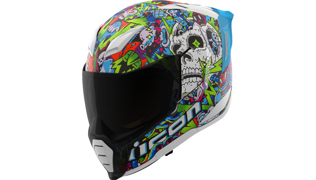 NEW! 2025 ICON ULTRAFLITE MIPS DOODLE 3 FULL FACE HELMET - PICK