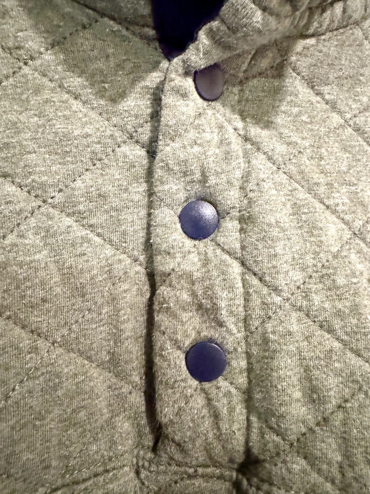 Sudadera Pullover Acolchada Verde Oliva Ejército Merona Mujer L Grande Foto 4 de 4