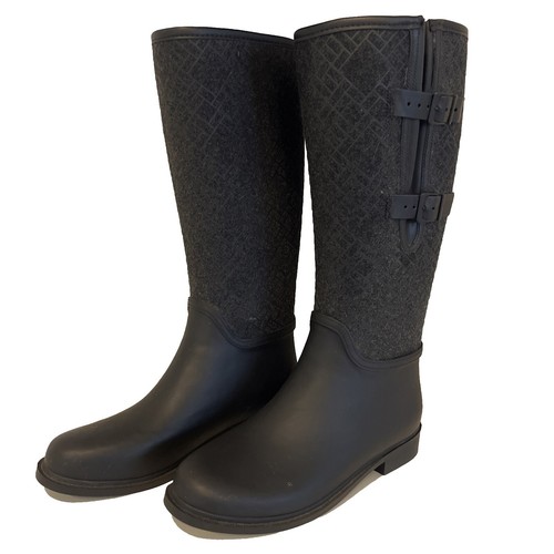 Clarks Bowman Waterproof Top Brown Leather Rain Duck Boots  display picture 1