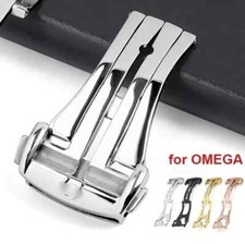 Stainless Steel Watch Clasp Buckle Deployment For Omega Strap 18mm - 20mm