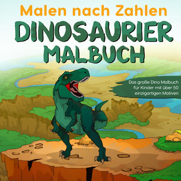 Thumbnail - Malen Nach Zahlen Dinosaurier Malbuch | Paul Sieger | 2021 | Deutsch