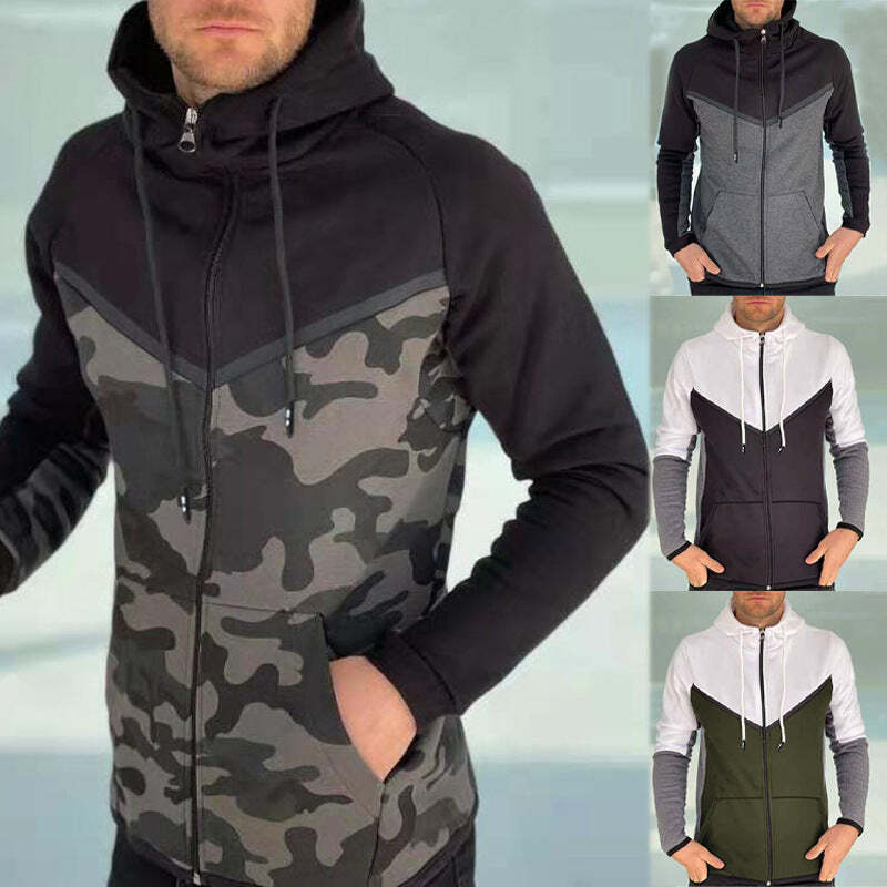 Non-detachable Fishing Sport General Purpose No Liner Free Size Adult Hooded Bla
