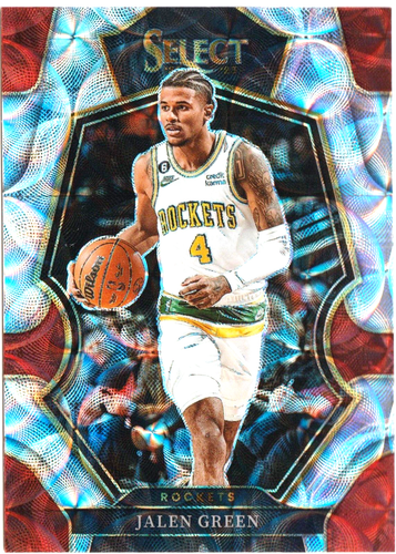 2022-23 PANINI SELECT Retail Jalen Green Blue Prizm Concourse #52