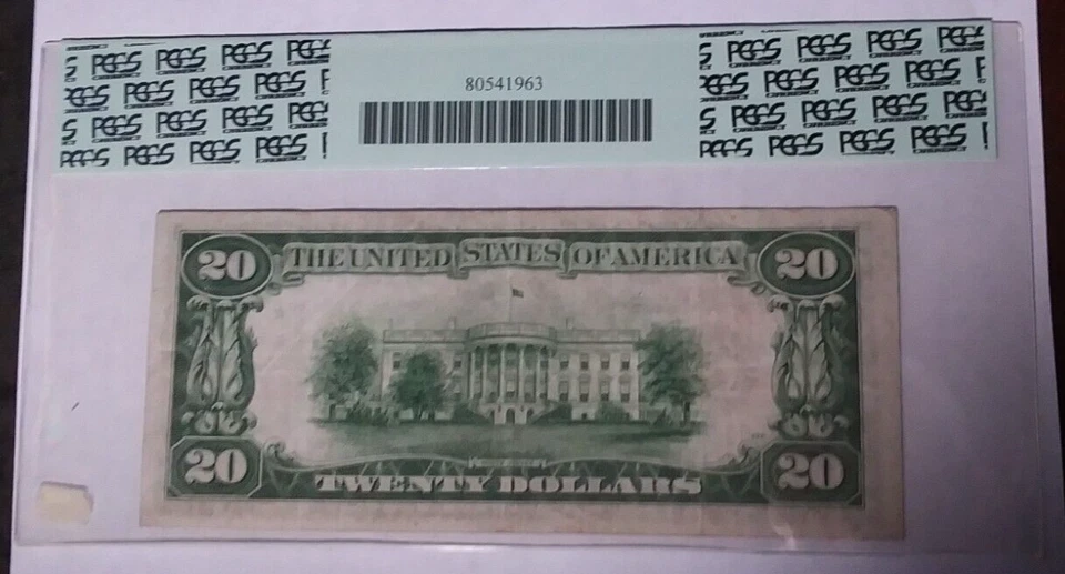 US 1934 $20 DGS Mule Star Note Federal Reserve Note PCGS VF 25 Apparent (PM318) - Image 2 of 3