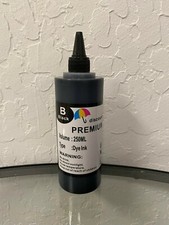 250ml PREMIUM BLACK BULK DYE-BASED REFILL INK FOR HP LEXMARK DELL CANON