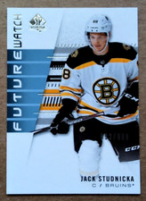 JACK STUDNICKA FUTURE WATCH 2019-20 SP AUTHENTIC 892/999 ROOKIE #245 RC BRUINS