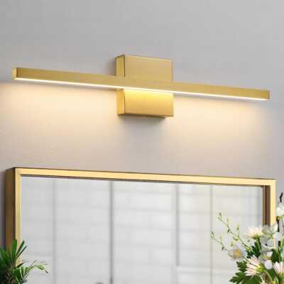 KAISITE 24 in. 1-Light Gold LED Vanity Light Bar, Dimmable Bathroom Light