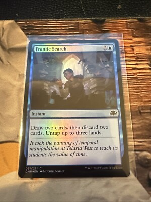 MTG Frantic Search Dominaria Remastered Foil #051 Foil