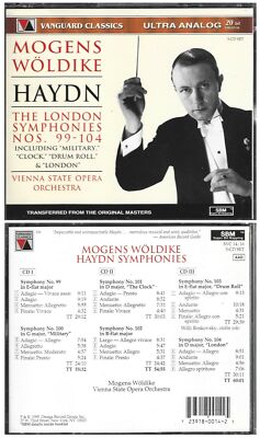 Haydn The London Symphonies Nos 99-104 Mogens Woldike 3 CD Box Set