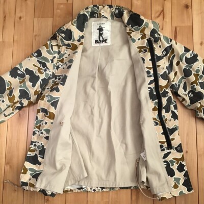 A Bathing Ape スターカモ M65 ヴィンテージ Vintage 1999 / 2000 Bape M-65 Jacket (Size: Bape XL = US L